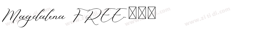 Magdalena FREE字体转换